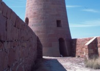 A unique feature is the inclusion of the oil storeroom, in the basement of the tower, rather then a separate building.